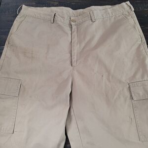 Edwards Khaki Cargo Pants Men's Size 40x30 Casual Utility Workwear